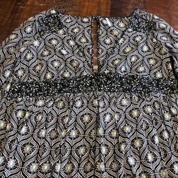 FREE PEOPLE TUNIC ROLLING HILLS BELL SLEEVE - Picture 4 of 12